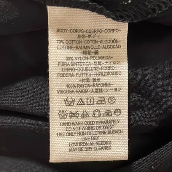 Free People Women’s Mini Dress Size 2 Black Whimsigoth Lace Cotton Ruffle Hem - Picture 12 of 15